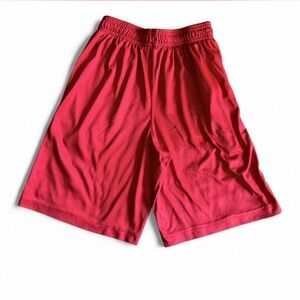 Hibbett Sports Boys Red Basketball Athletic Shorts Size Medium